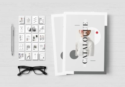 Free-InDesign-Gray-Catalog-Layout-Template
