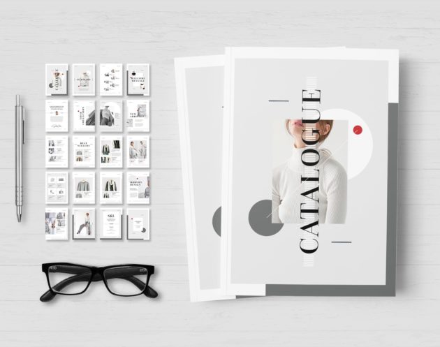 Free-InDesign-Gray-Catalog-Layout-Template