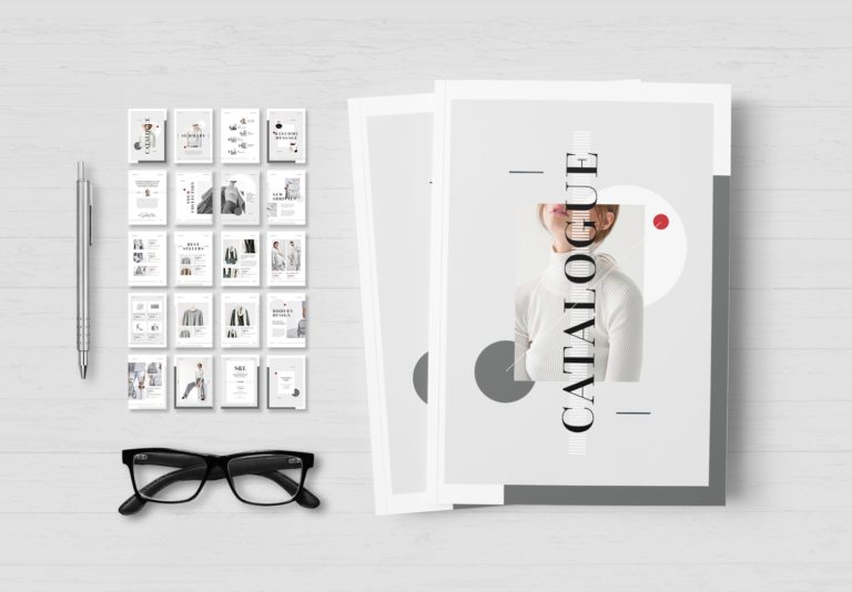 Free-InDesign-Gray-Catalog-Layout-Template