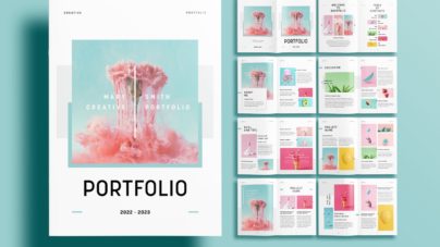 Free-InDesign-Green-Portfolio-Layout-Templates