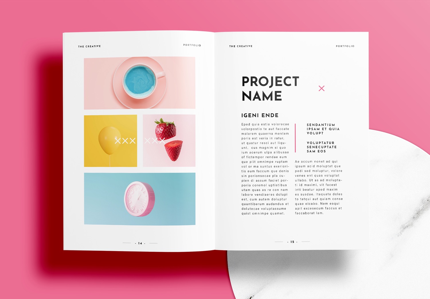 Free-InDesign-Modern-Pink-Portfolio-Layout-Template