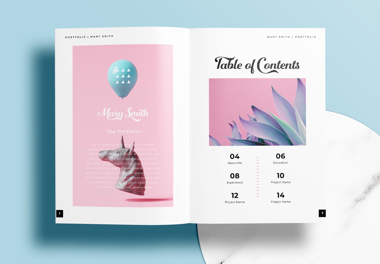 Free-InDesign-Minimalist-Portfolio-Layout-Template