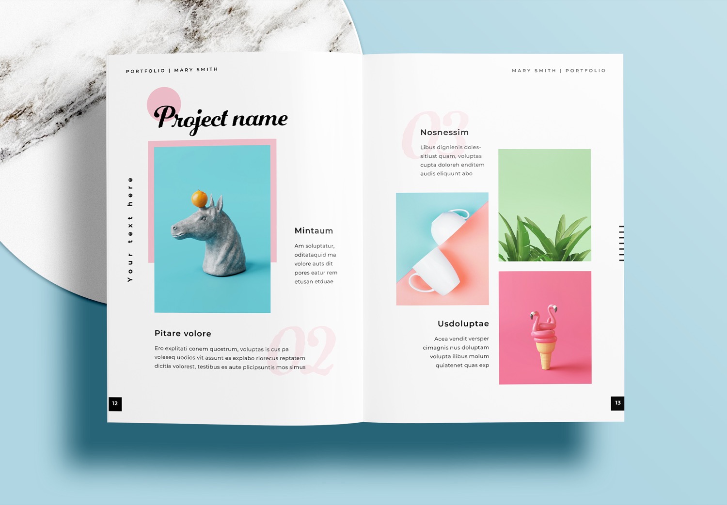 Free-InDesign-Minimalist-Portfolio-Layout-Template