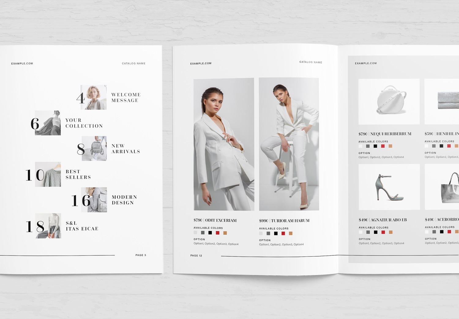 Free-InDesign-Gray-Catalog-Layout-Template