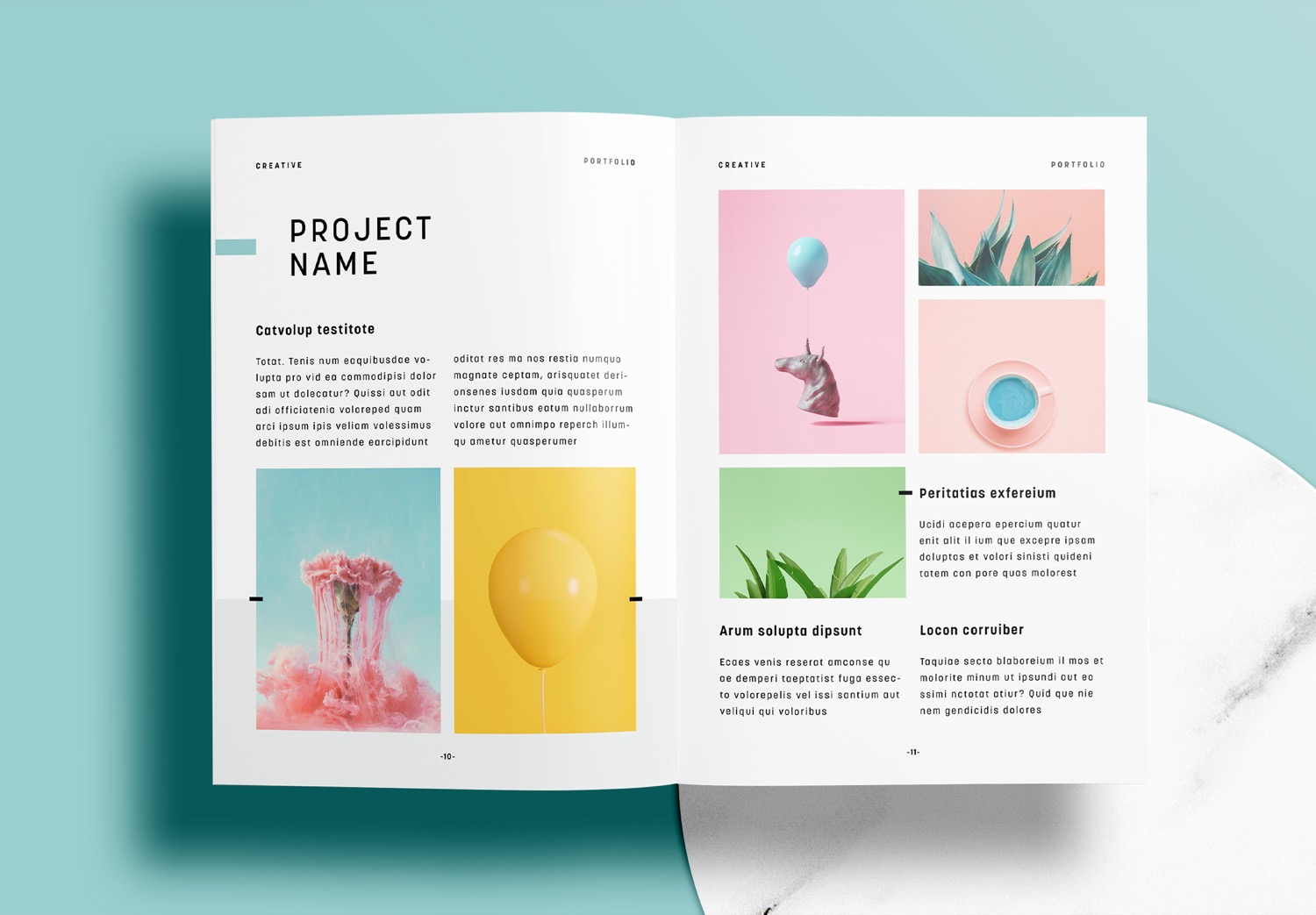 Free-InDesign-Green-Portfolio-Layout-Templates