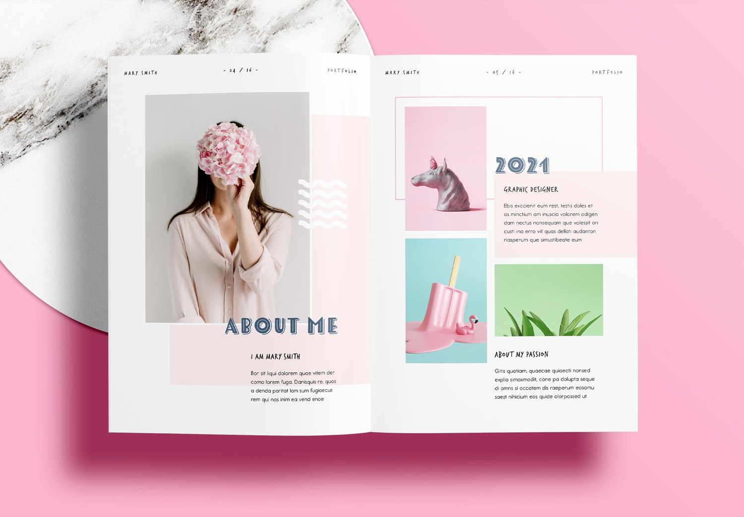 Free InDesign Portfolio Layout Templates