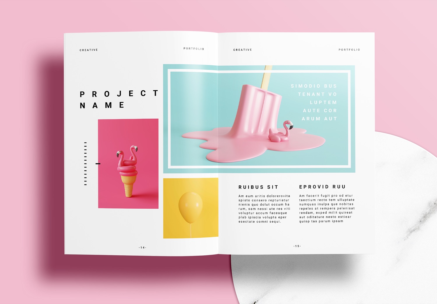 Free-InDesign-Pink-Portfolio-Layout-Templates