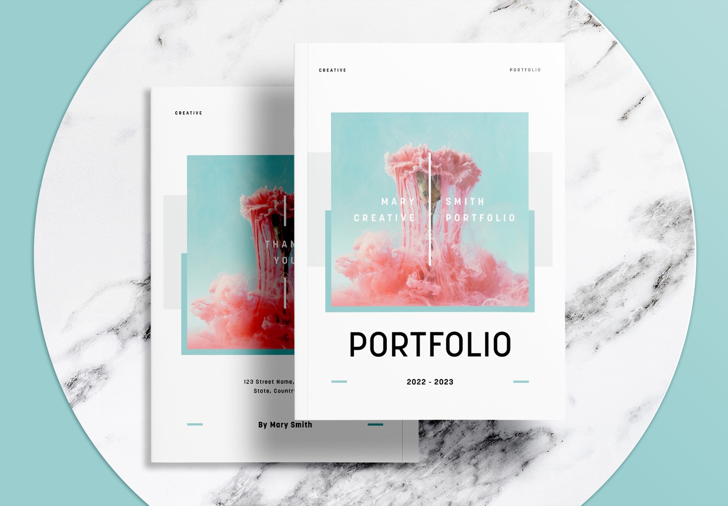 Free-InDesign-Green-Portfolio-Layout-Templates