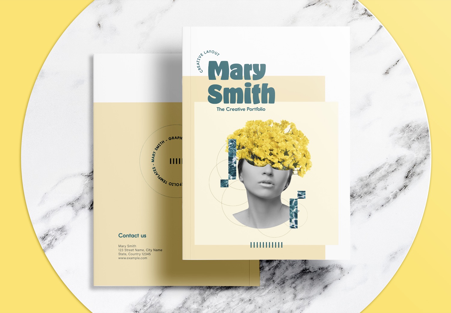 Free-InDesign-Yellow-Portfolio-Layout-Template