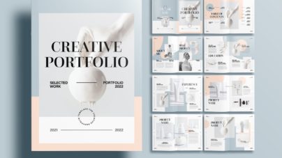 Free InDesign Modern Portfolio Template