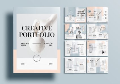 Free InDesign Modern Portfolio Template