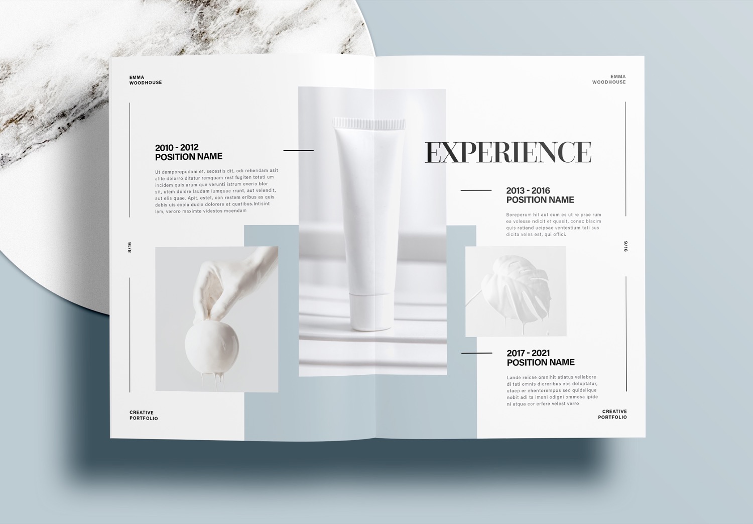 Free InDesign Modern Portfolio Template