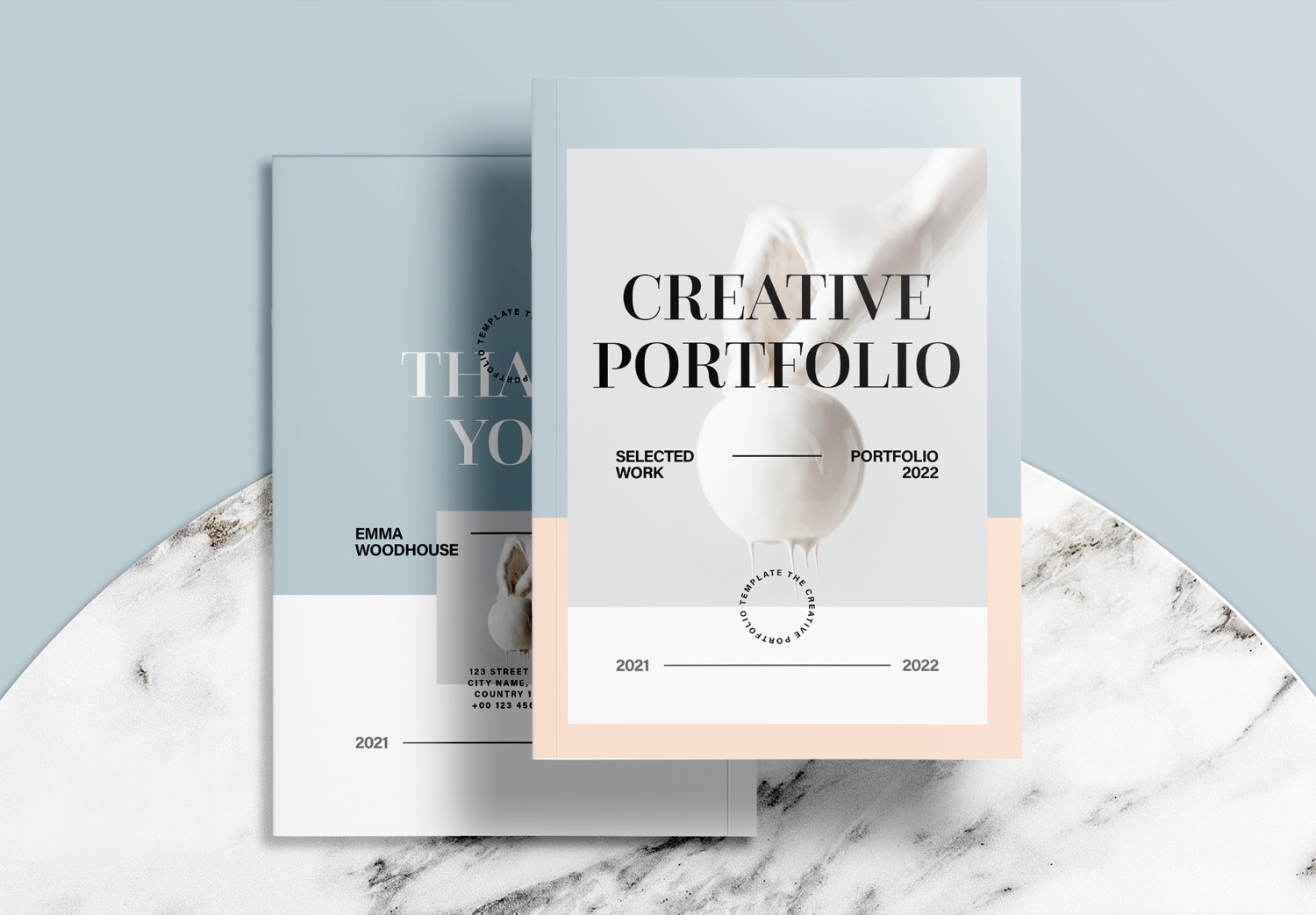 Free InDesign Modern Portfolio Template