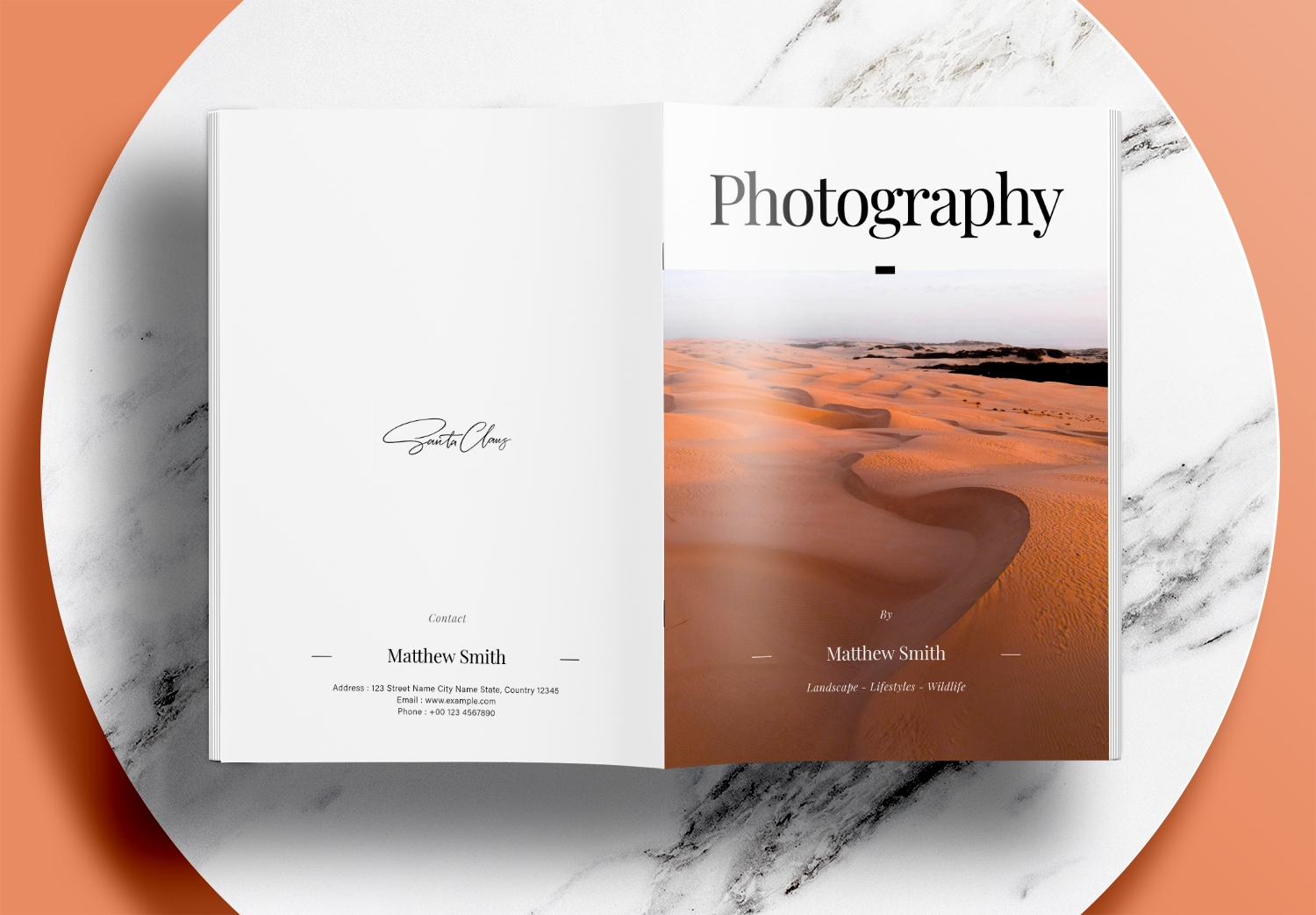 Free InDesign Photography Portfolio Template