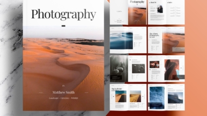 Free InDesign Photography Portfolio Template