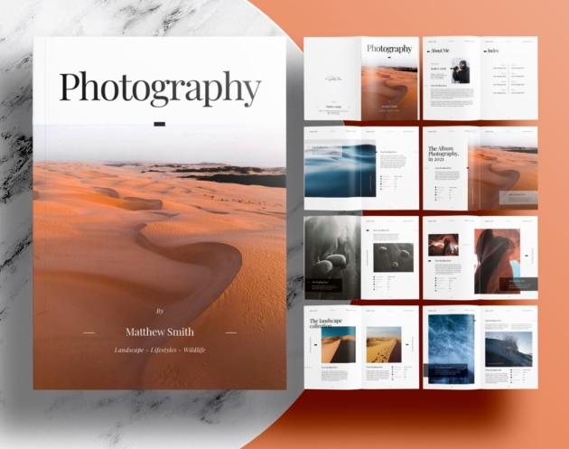 Free InDesign Photography Portfolio Template