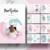 Free InDesign Minimalist Portfolio Template