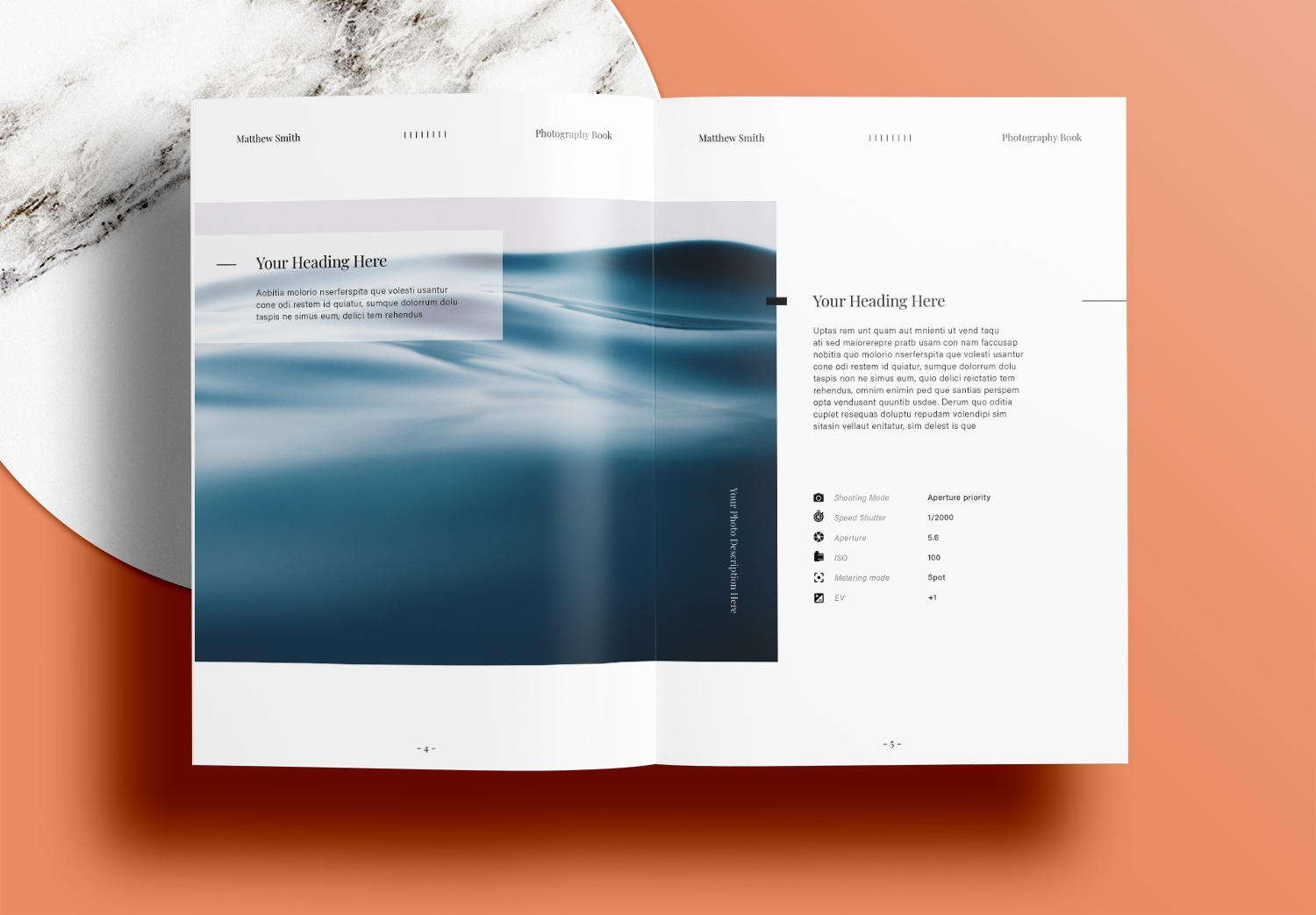 Free InDesign Photography Portfolio Template