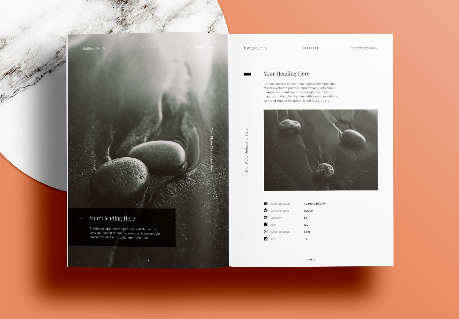 Free InDesign Photography Portfolio Template