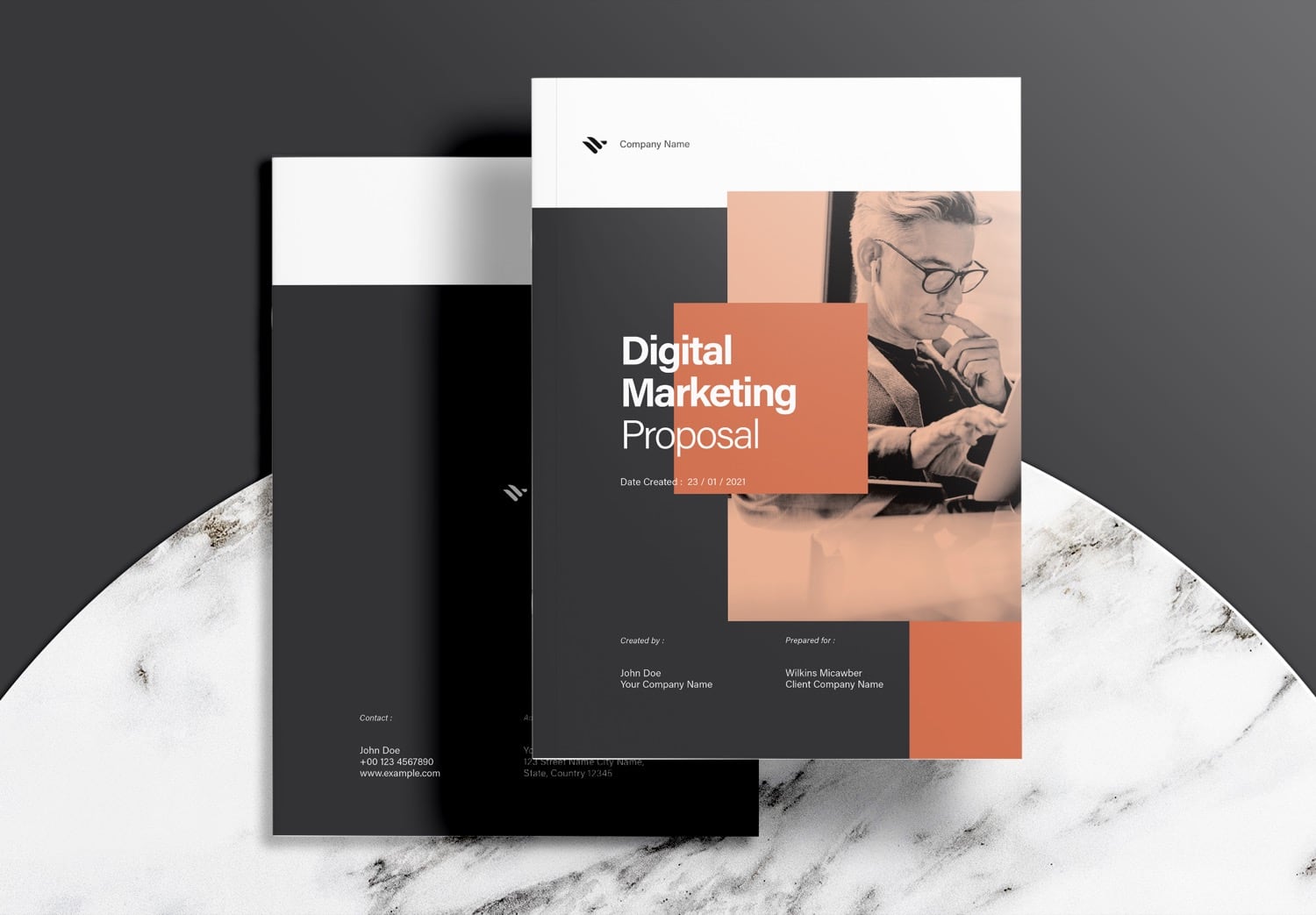 Free InDesign Business Marketing Proposal Template