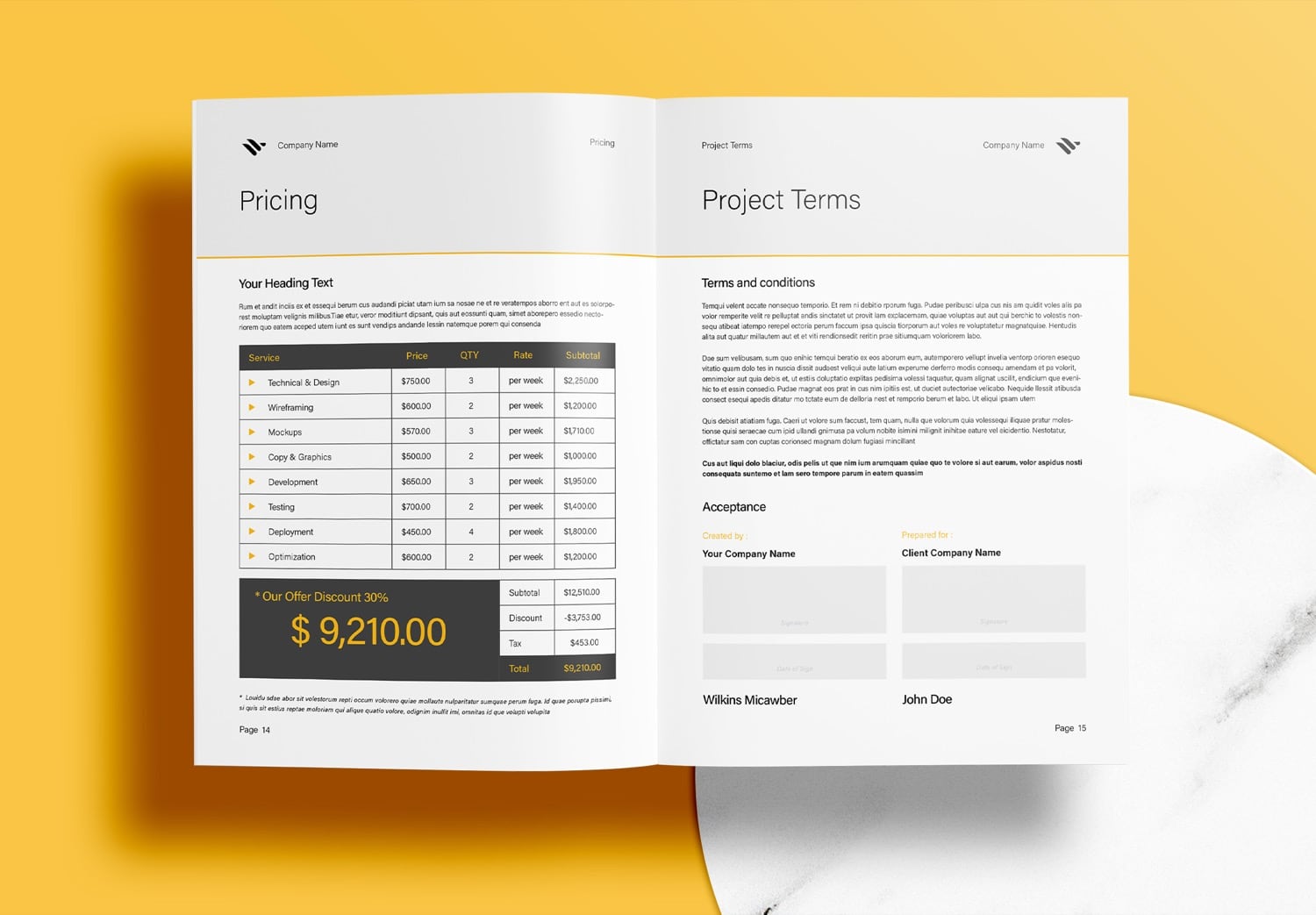 Free InDesign Business Proposal Template