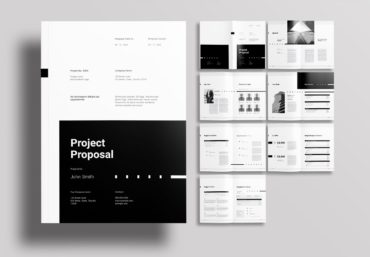 Free Download Project Proposal InDesign Template - Unsell.Design