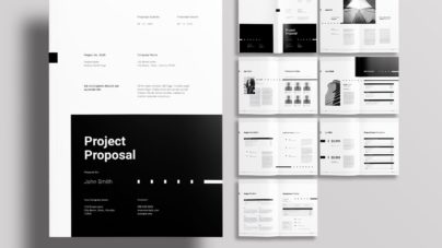 Free Download Project Proposal InDesign Template