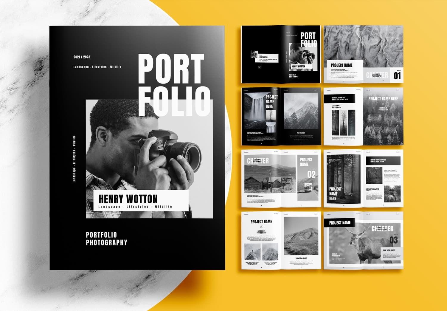 60 Best InDesign Portfolio Templates (2023)