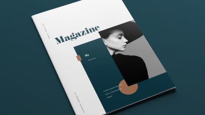 Cover of Modern Magazine Template