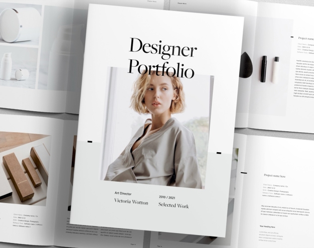 Featured of Designer Portfolio template