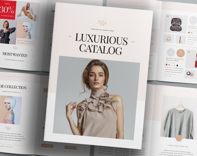 Featured of catalog layout templates