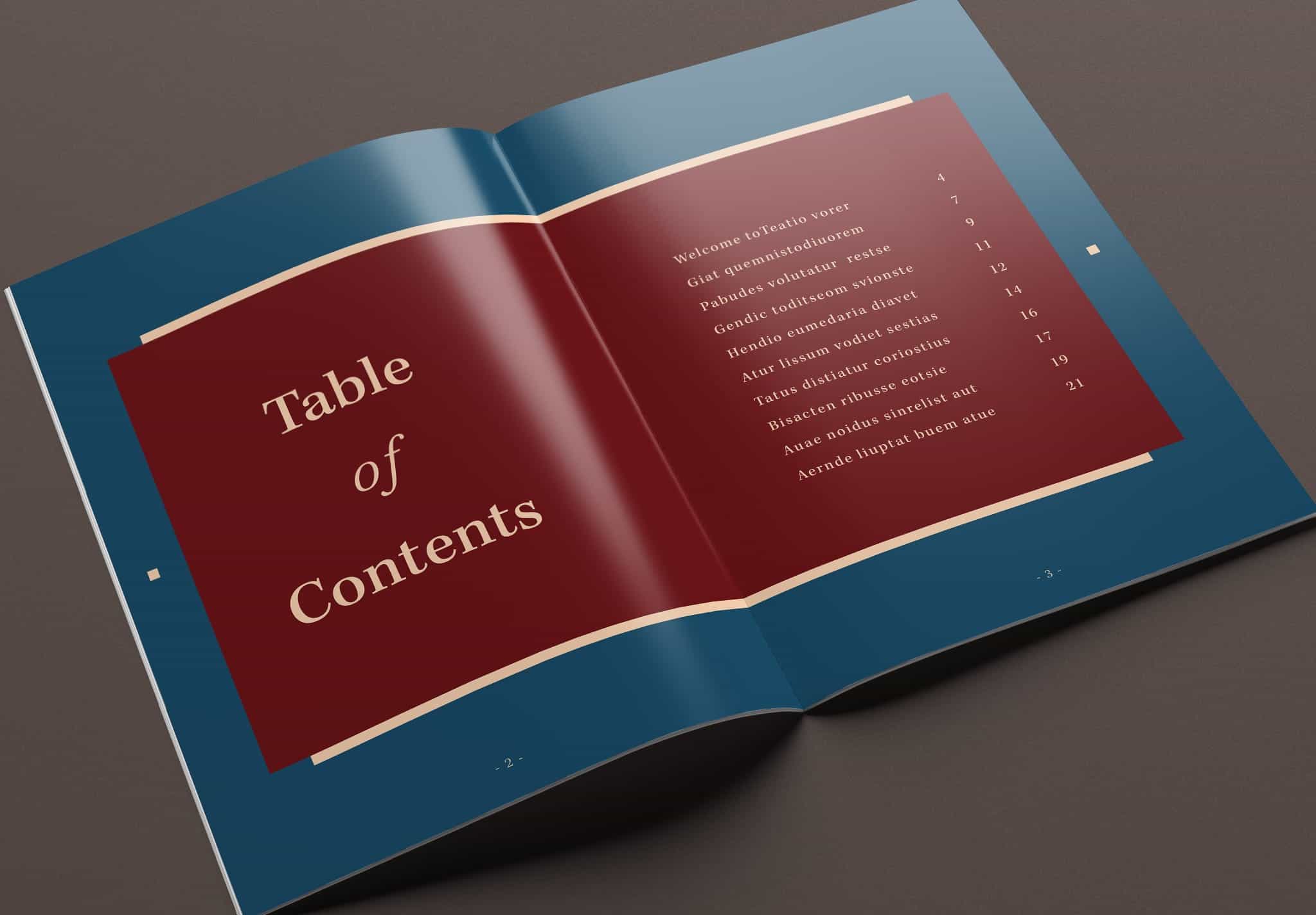 Modern Magazine Layout Template