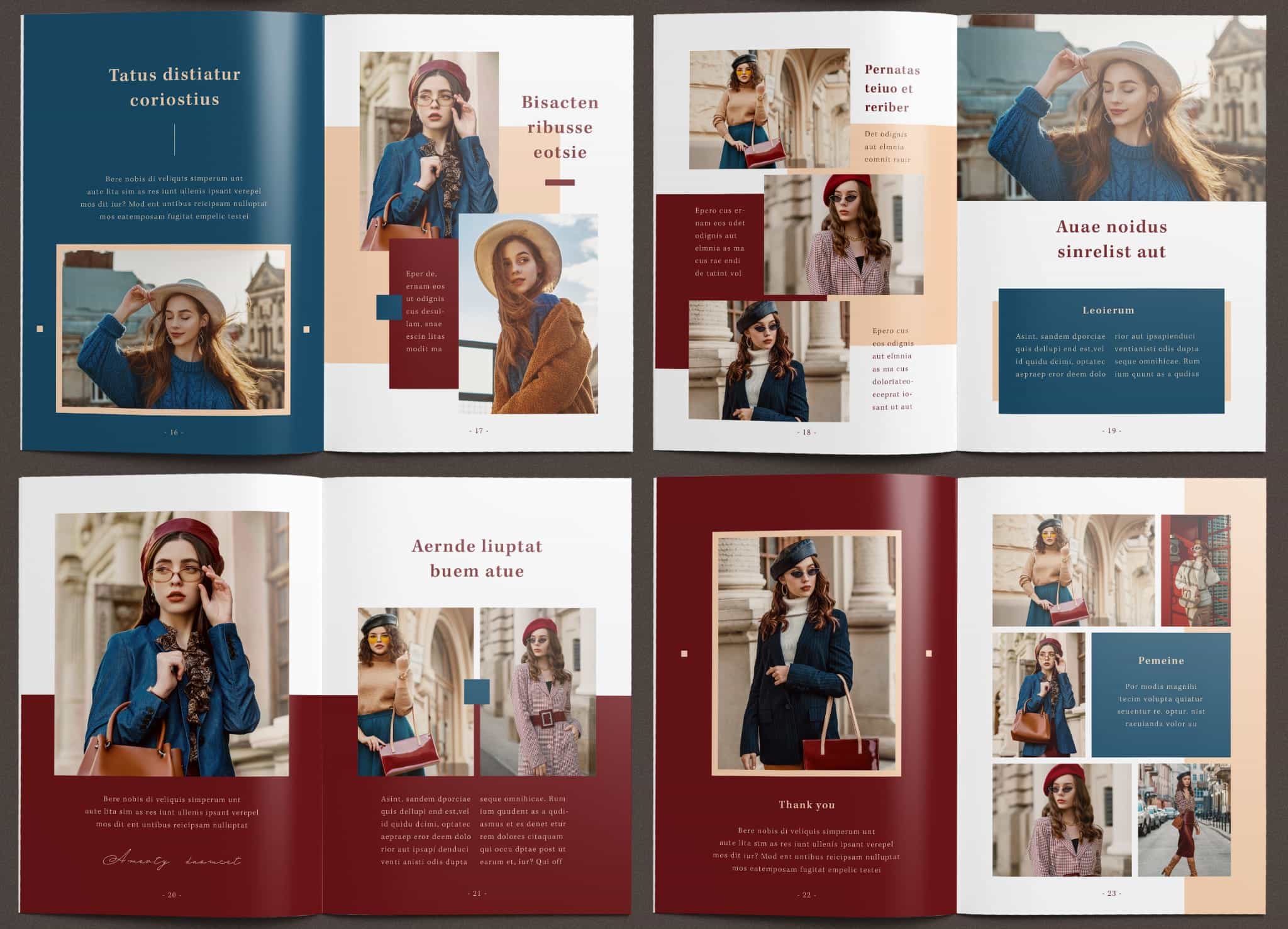 Modern Magazine Layout Template