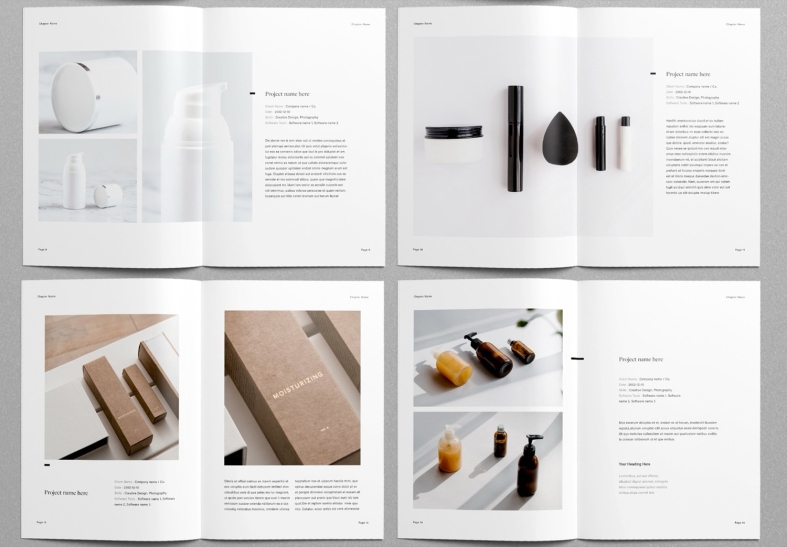 Unsell Free Designer Portfolio Template for Adobe InDesign - Unsell.Design