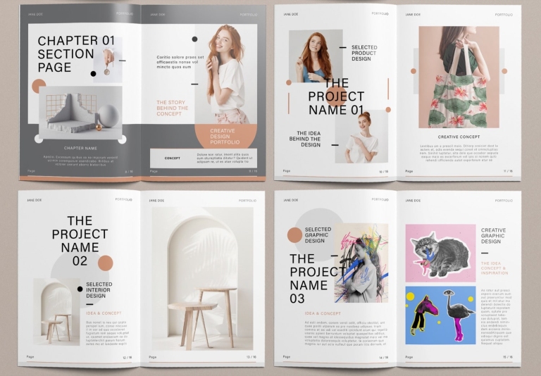 Unsell Free Creative Design Portfolio Template - Unsell.Design