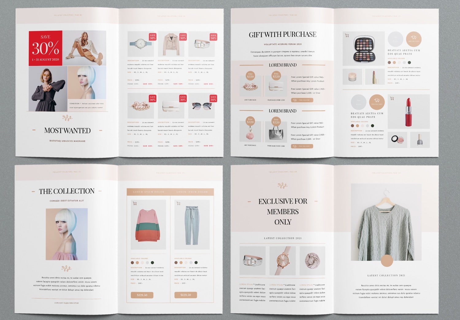 Preview Page 9-16 of catalog layout templates