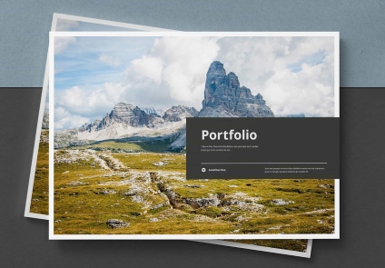 Cover Preview of Landscape Portfolio Template