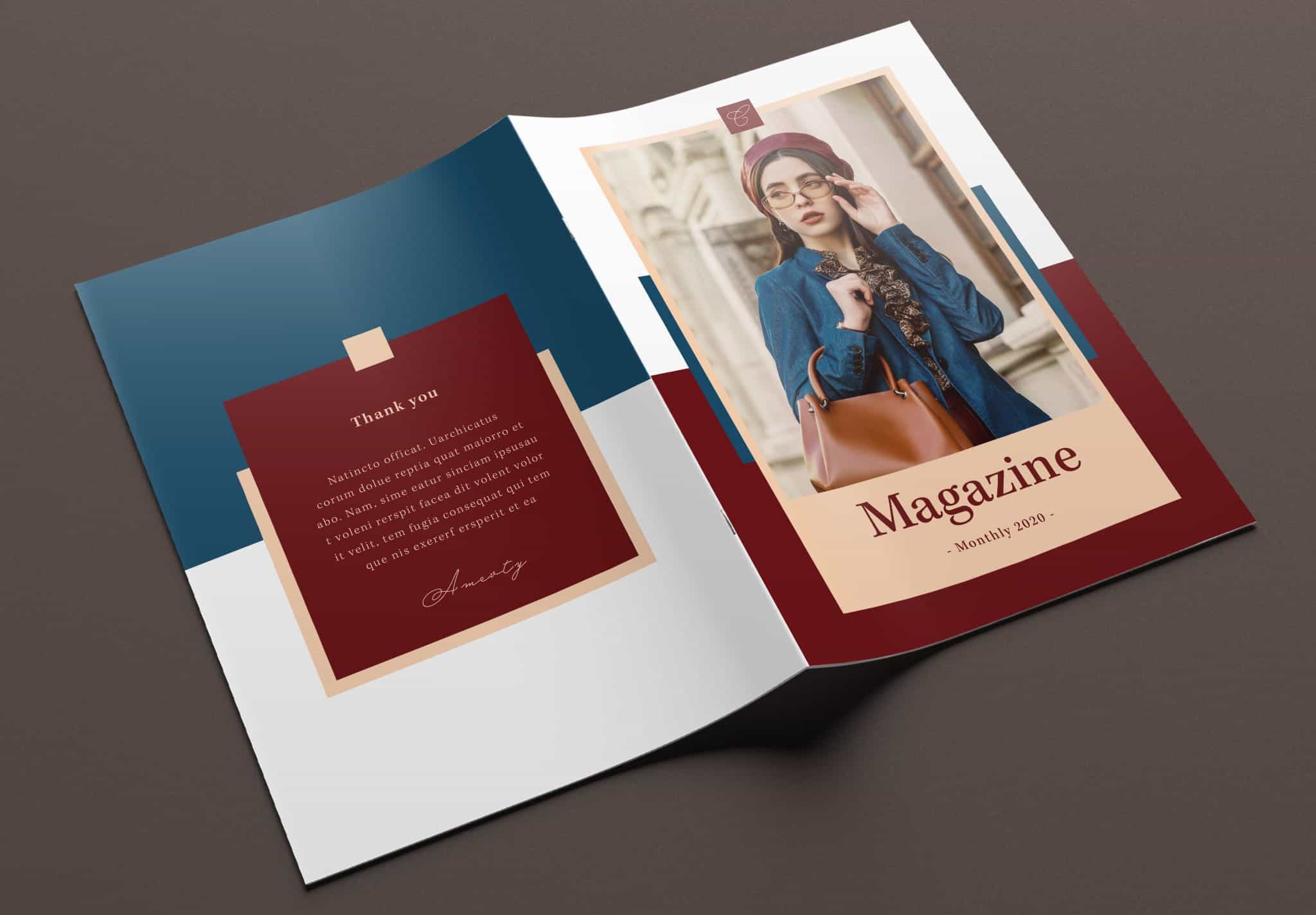 Modern Magazine Layout Template