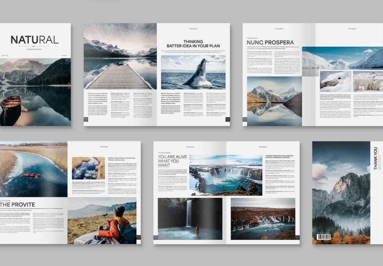 Download Magazine Layout Template - Unsell.Design