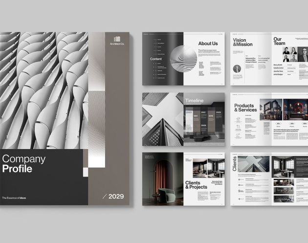 Featured of Company Profile Layout