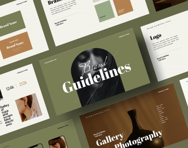 Featured of Download Brand Guideline Layout Template