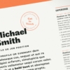 Download Minimal Resume Layout Template
