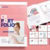 Free Download Creative Portfolio Layout Template for Adobe InDesign