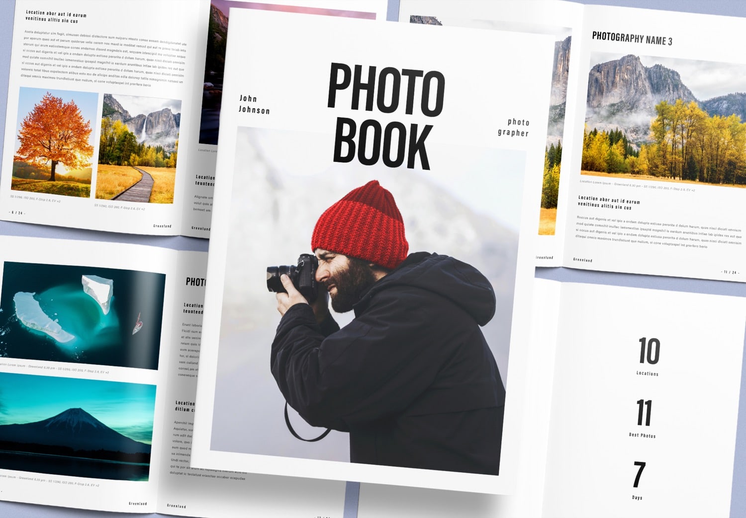 Featured of Free Download Photobook Design Template