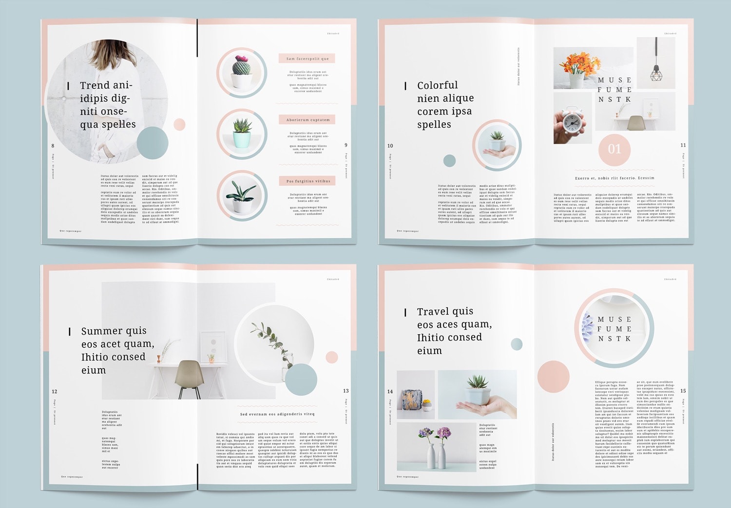 Preview Inside of Free Download Minimal Portfolio Template