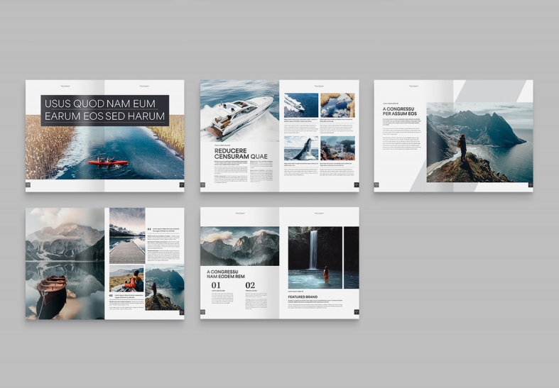 Unsell Download Magazine Layout Template - Unsell.Design