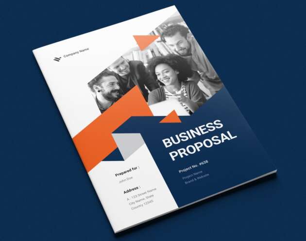 Cover of Business Proposal InDesign Template