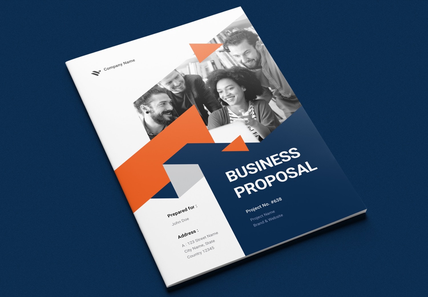 Cover of Business Proposal InDesign Template