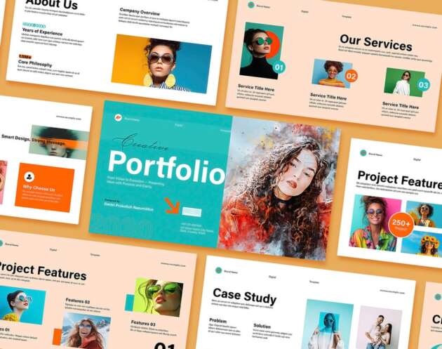 Featured of Creative Portfolio Presentation Template