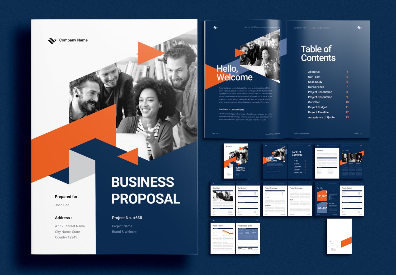 Featured of Business Proposal InDesign Template